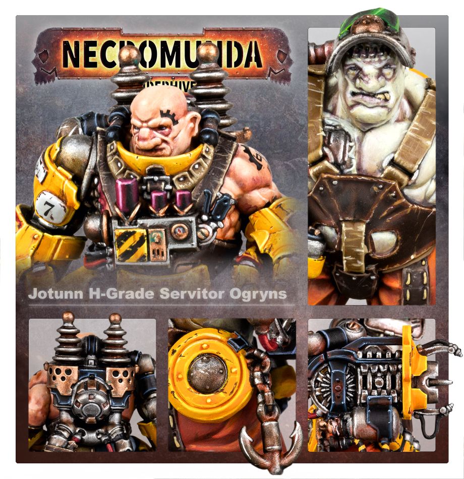 Necromunda: 'Jotunn' H-Grade Industrial Servitor Ogryns | Odin's Place