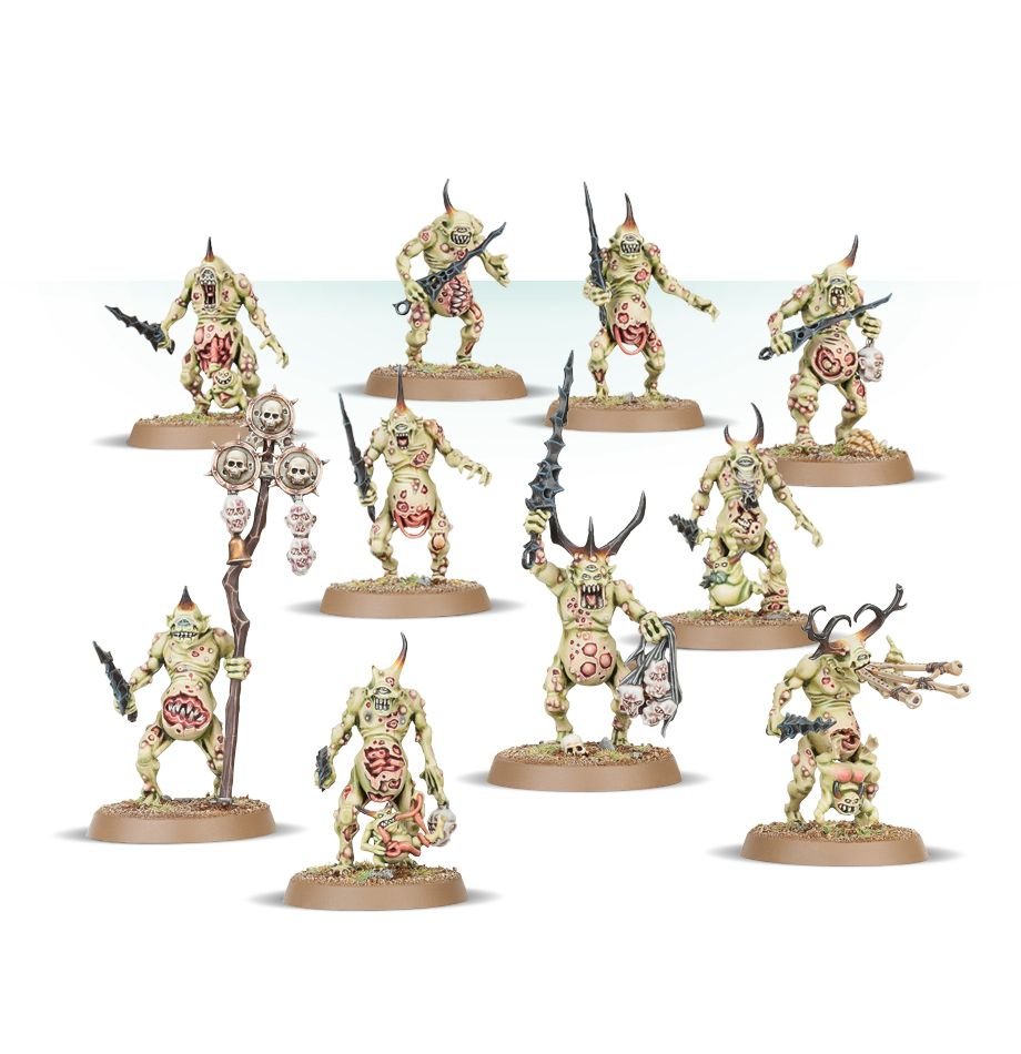 Warhammer Age of Sigmar: Maggotkin of Nurgle Plaguebearers | Odin's Place