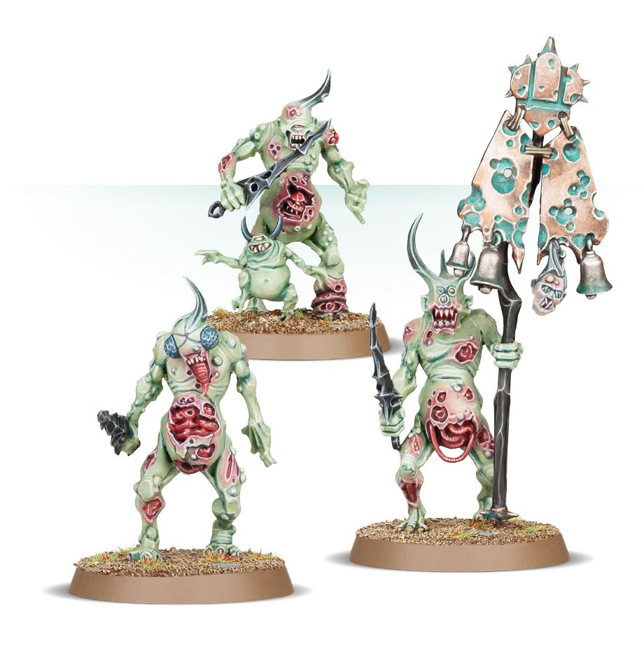 Warhammer Age of Sigmar: Maggotkin of Nurgle Plaguebearers | Odin's Place