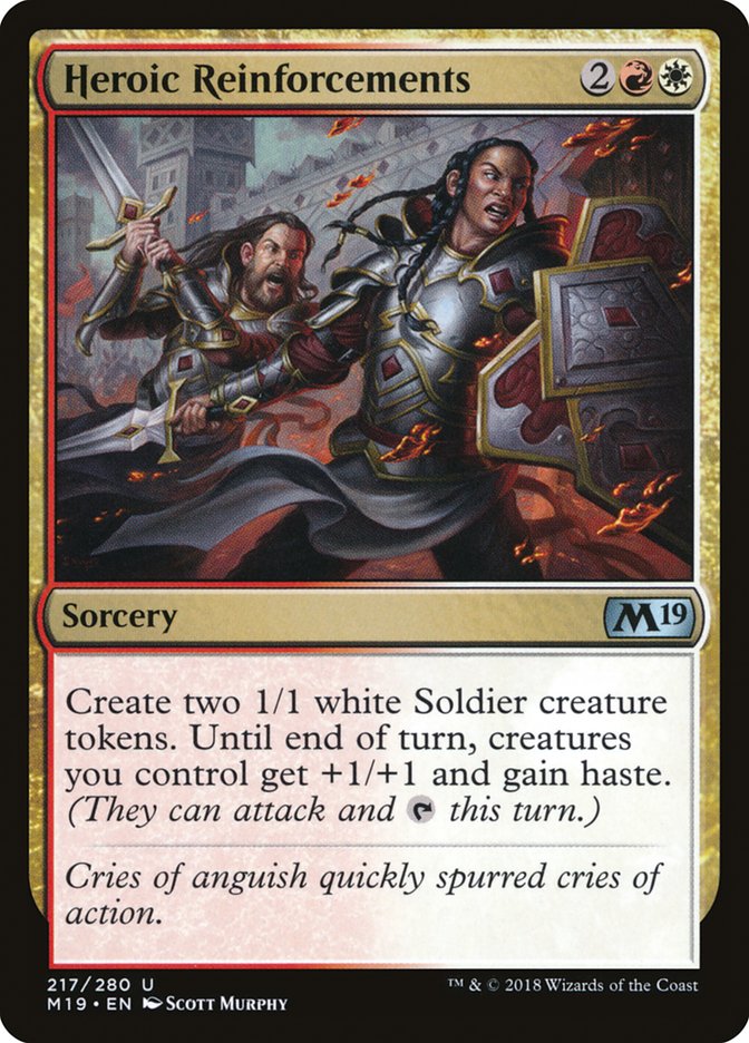 Heroic Reinforcements (217) [Core Set 2019] | Odin's Place