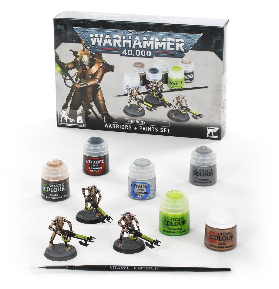 Necron Warriors and Paints Set | Odin's Place