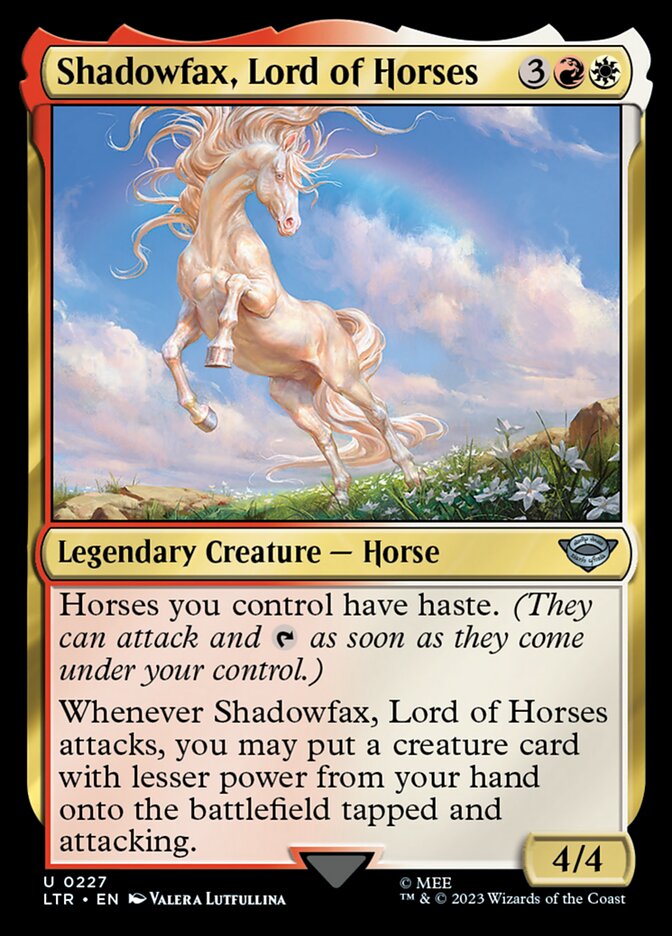Shadowfax, Lord of Horses [The Lord of the Rings: Tales of Middle-Earth] | Odin's Place
