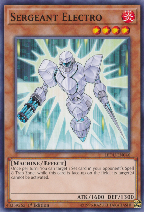 Sergeant Electro [LEDU-EN046] Common | Odin's Place