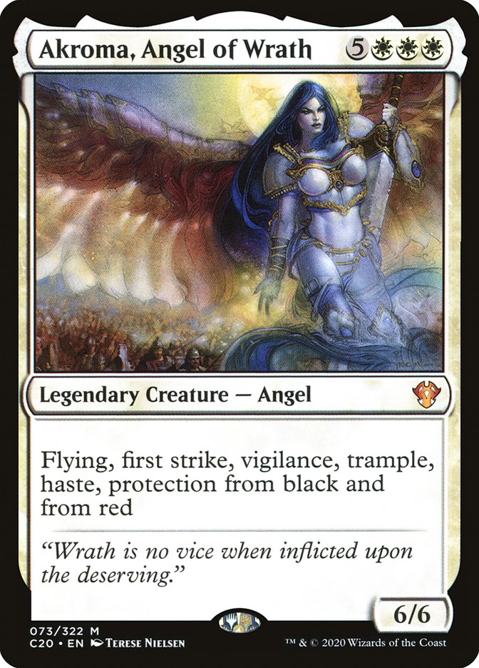 Akroma, Angel of Wrath [Commander 2020] | Odin's Place
