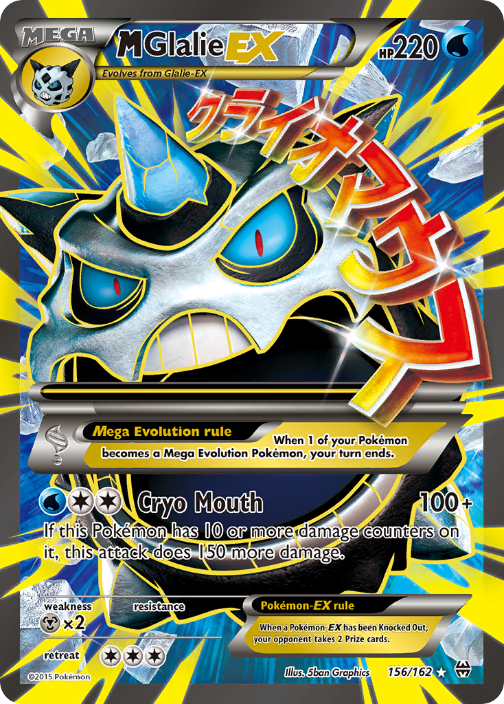 M Glalie EX (156/162) [XY: BREAKthrough] | Odin's Place