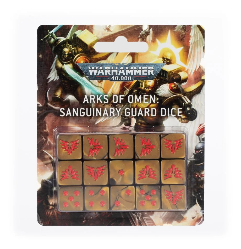 Warhammer 40K: Arks of Omen: Sanguinary Guard Dice | Odin's Place