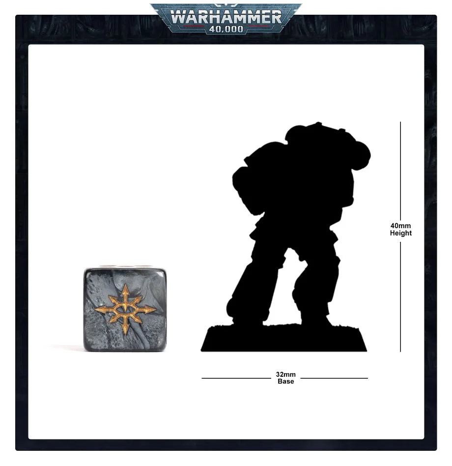 Warhammer 40K: Black Legion Dice Set | Odin's Place