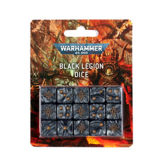 Warhammer 40K: Black Legion Dice Set | Odin's Place