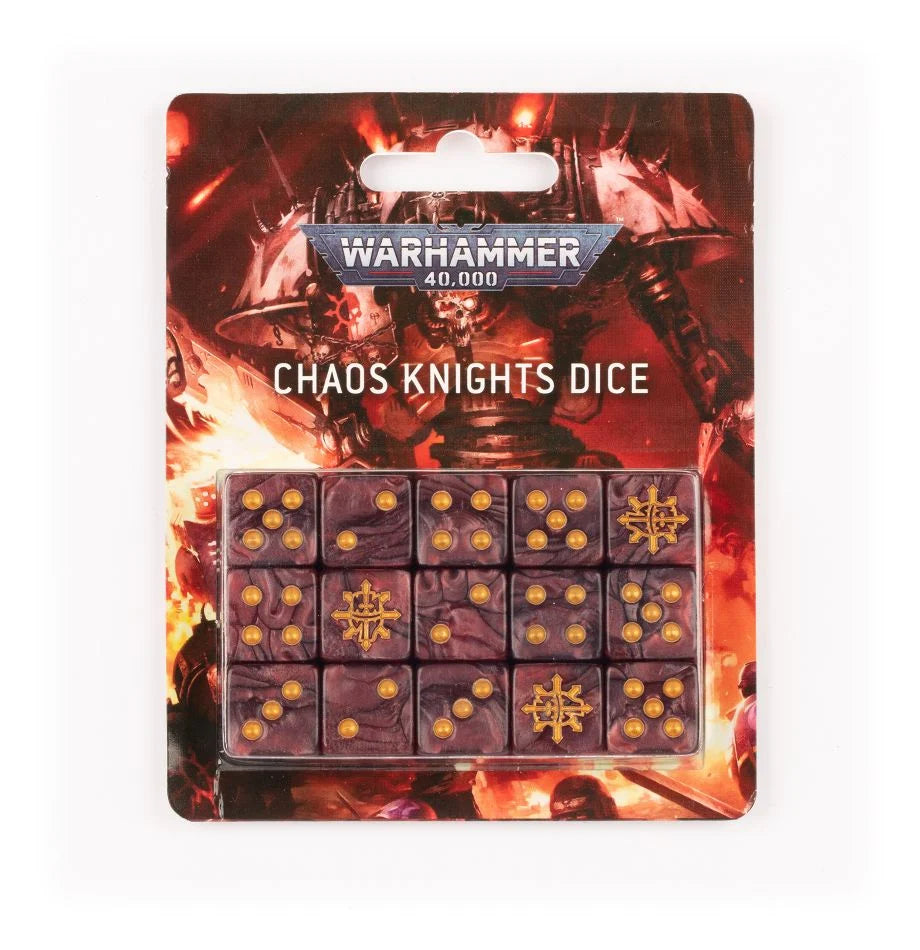Warhammer 40k: Chaos Knights Dice Set | Odin's Place