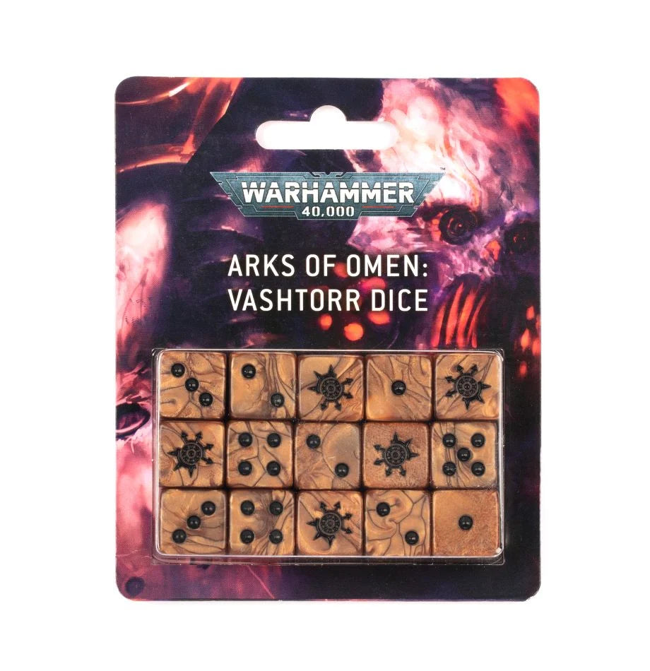 Warhammer 40k: Arks of Omen Vashtorr Dice Set | Odin's Place