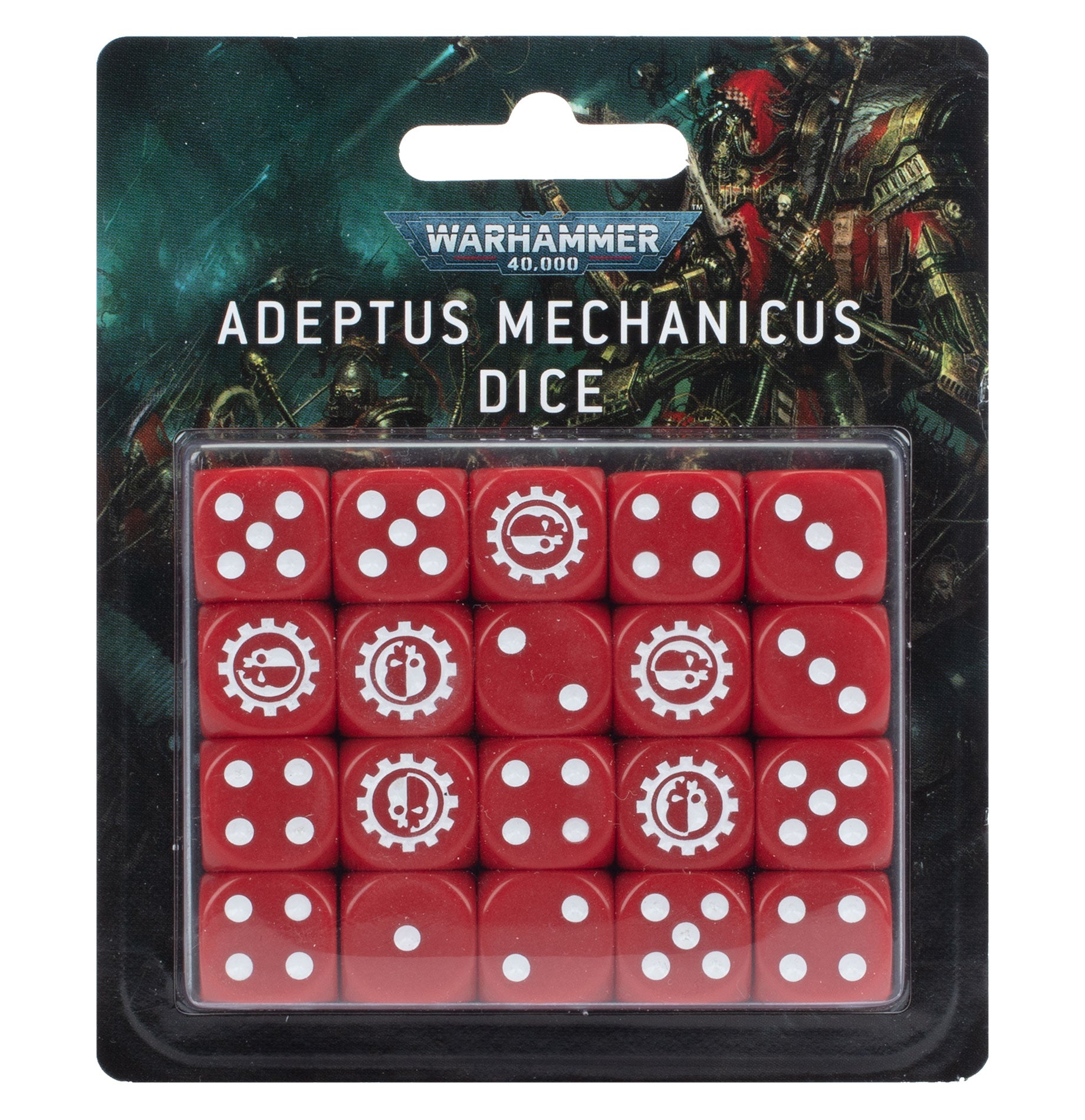 Warhammer 40K: Adeptus Mechanicus Dice Set | Odin's Place