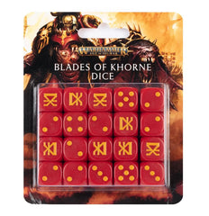 Warhammer Age of Sigmar: Blades of Khorne Dice Set | Odin's Place