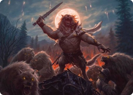 Tovolar, the Midnight Scourge 1 Art Card [Innistrad: Midnight Hunt Art Series] | Odin's Place