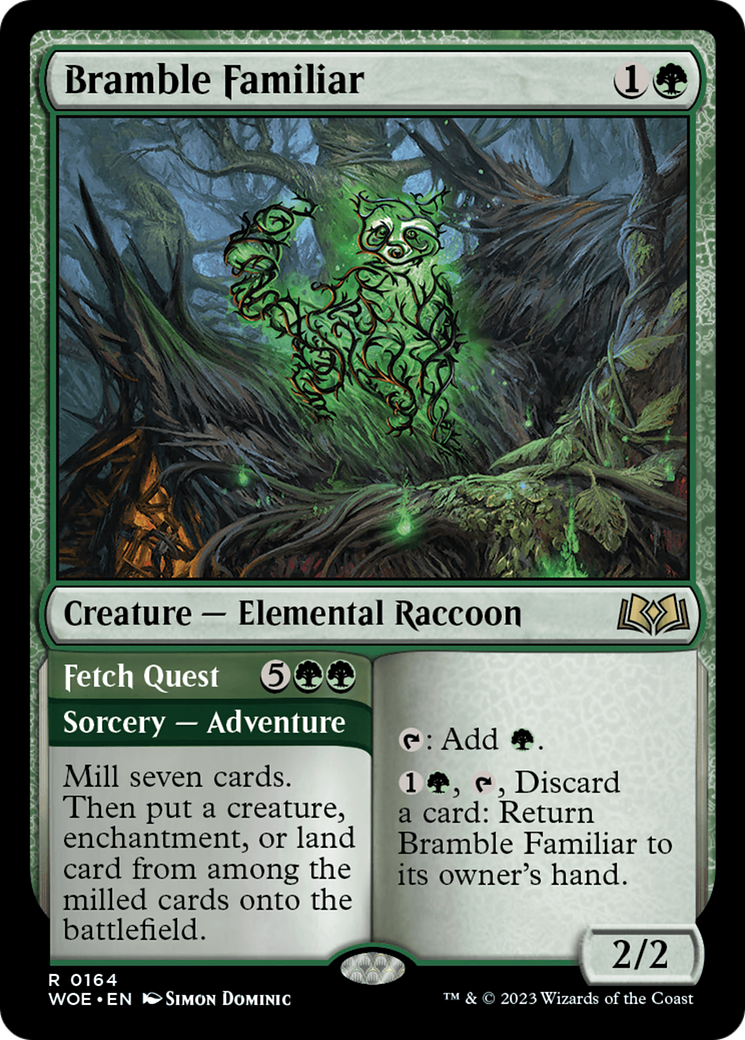 Bramble Familiar // Fetch Quest [Wilds of Eldraine] | Odin's Place