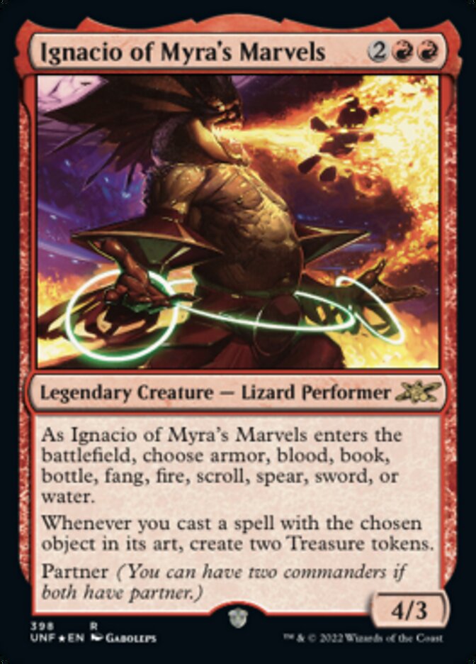Ignacio of Myra's Marvels (Galaxy Foil) [Unfinity] | Odin's Place