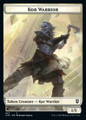 Kor Warrior // Treasure Double-Sided Token [Commander Legends: Battle for Baldur's Gate Tokens] | Odin's Place