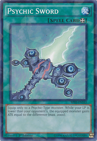Psychic Sword [BP03-EN163] Shatterfoil Rare | Odin's Place