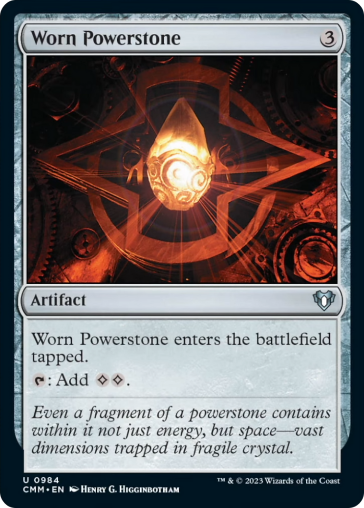 Worn Powerstone [Commander Masters] | Odin's Place