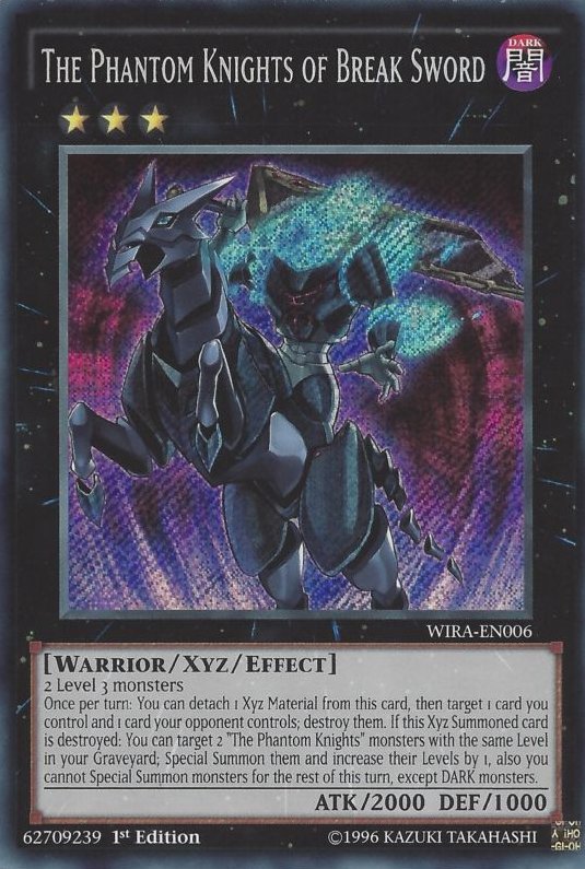 The Phantom Knights of Break Sword [WIRA-EN006] Secret Rare | Odin's Place