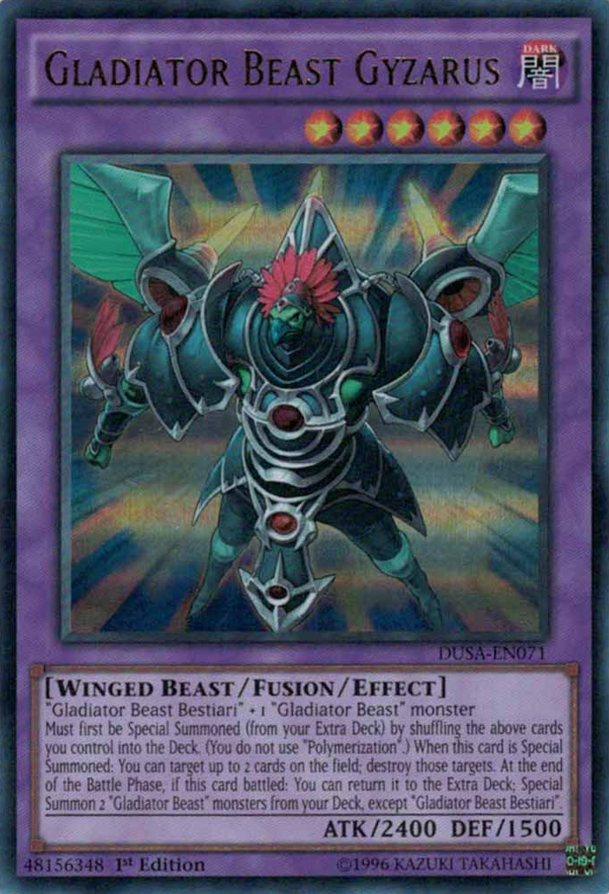 Gladiator Beast Gyzarus [DUSA-EN071] Ultra Rare | Odin's Place