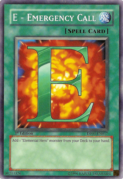 E - Emergency Call [DP03-EN017] Common | Odin's Place