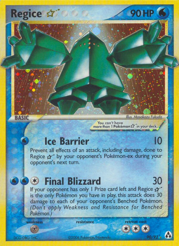 Regice Star (90/92) [EX: Legend Maker] | Odin's Place