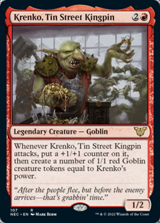 Krenko, Tin Street Kingpin [Kamigawa: Neon Dynasty Commander] | Odin's Place