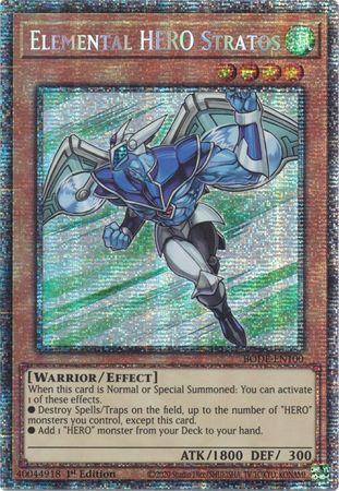 Elemental HERO Stratos [BODE-EN100] Starlight Rare | Odin's Place