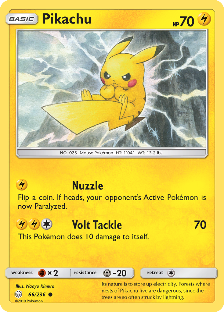 Pikachu (66/236) [Sun & Moon: Cosmic Eclipse] | Odin's Place