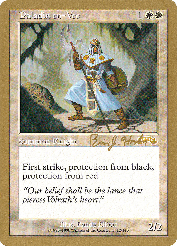 Paladin en-Vec (Brian Hacker) [World Championship Decks 1998] | Odin's Place
