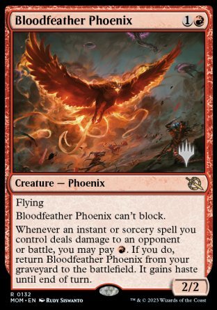 Bloodfeather Phoenix (Promo Pack) [March of the Machine Promos] | Odin's Place
