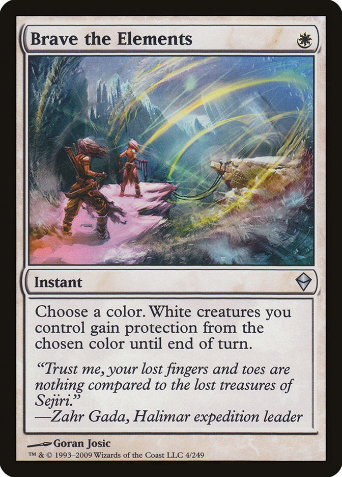 Brave the Elements (4) [Zendikar] | Odin's Place