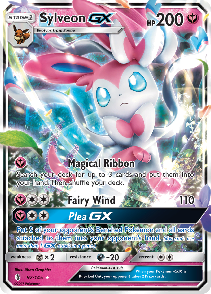 Sylveon GX (92/145) [Sun & Moon: Guardians Rising] | Odin's Place