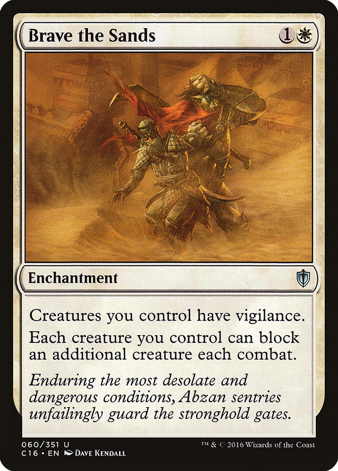 Brave the Sands (60) [Commander 2016] | Odin's Place
