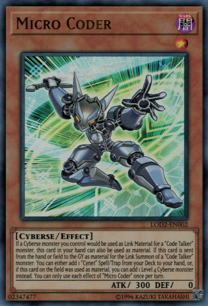 Micro Coder [LOD2-EN002] Ultra Rare | Odin's Place
