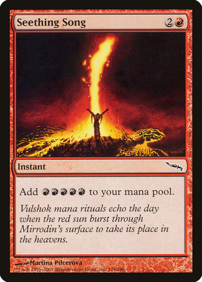 Seething Song [Mirrodin] | Odin's Place