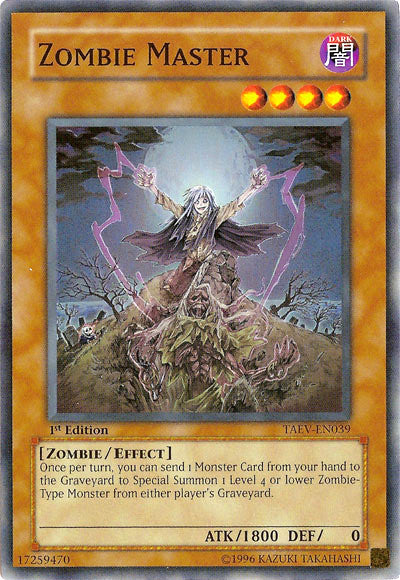 Zombie Master [TAEV-EN039] Super Rare | Odin's Place