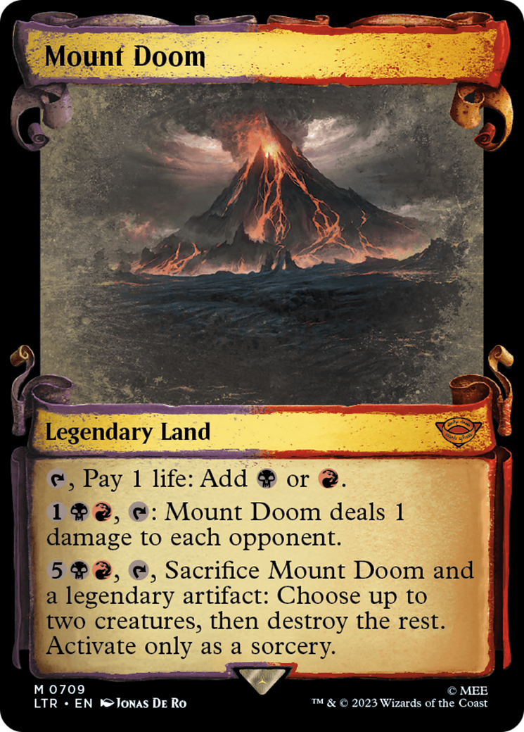 Mount Doom [The Lord of the Rings: Tales of Middle-Earth Showcase Scrolls] | Odin's Place