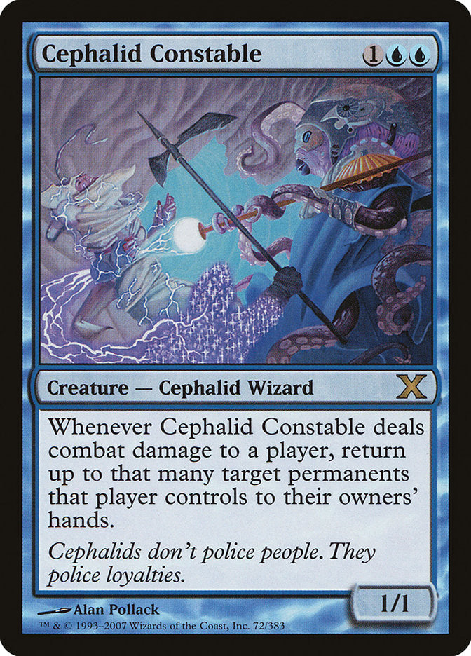 Cephalid Constable (72) [Tenth Edition] | Odin's Place