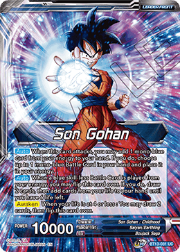 Son Gohan // SS2 Son Gohan, Pushed to the Brink (Uncommon) (BT13-031) [Supreme Rivalry] | Odin's Place
