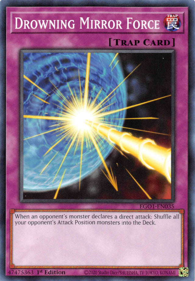 Drowning Mirror Force [EGO1-EN035] Common | Odin's Place