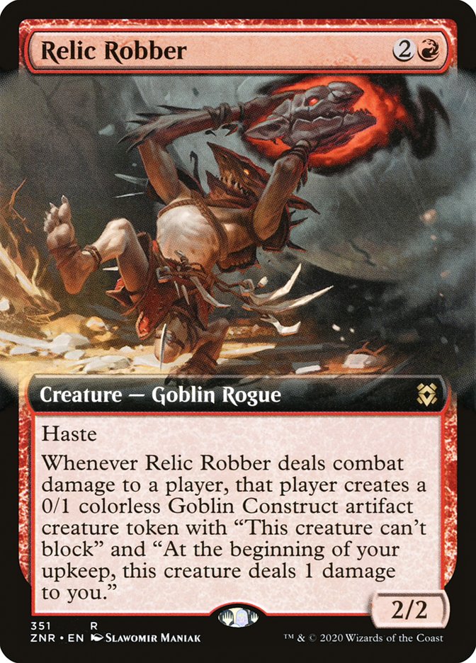Relic Robber (Extended Art) [Zendikar Rising] | Odin's Place