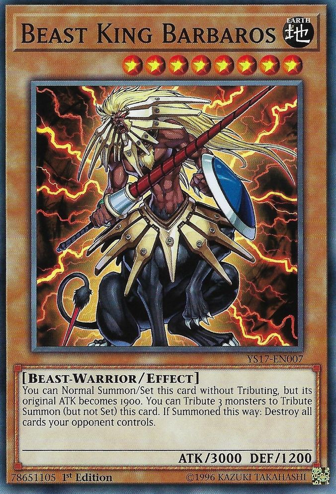 Beast King Barbaros [YS17-EN007] Common | Odin's Place