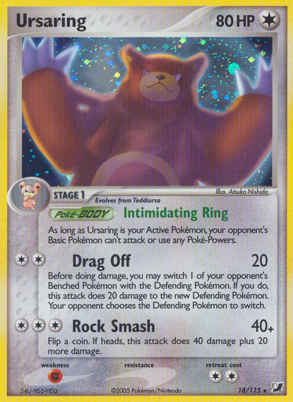 Ursaring (18/115) [EX: Unseen Forces] | Odin's Place