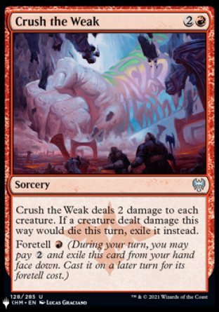 Crush the Weak [The List] | Odin's Place