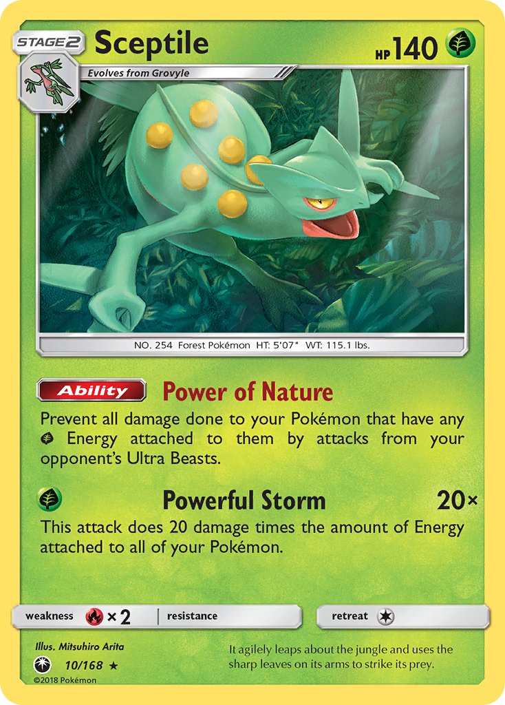 Sceptile (10/168) (Theme Deck Exclusive) [Sun & Moon: Celestial Storm] | Odin's Place