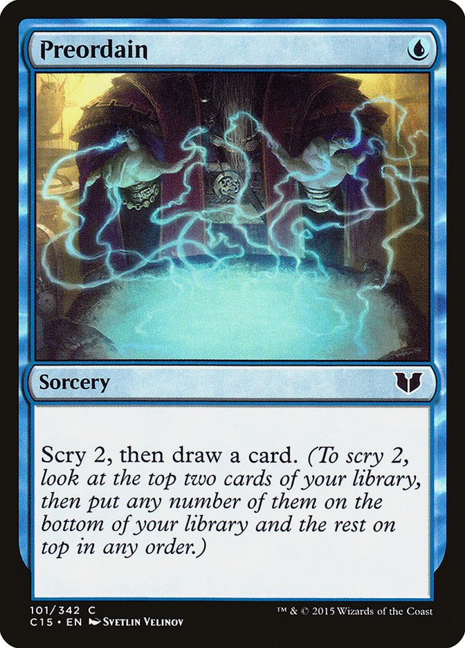 Preordain (101) [Commander 2015] | Odin's Place
