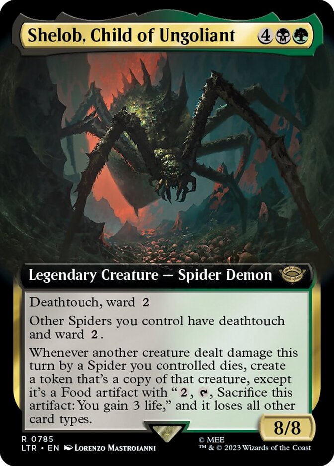 Shelob, Child of Ungoliant (Extended Art) (Surge Foil) [The Lord of the Rings: Tales of Middle-Earth] | Odin's Place