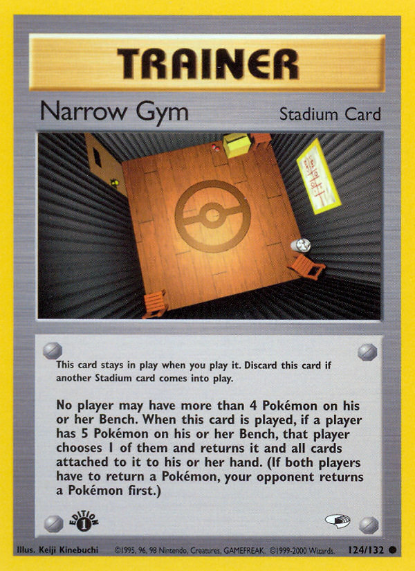 Narrow Gym (124/132) [Gym Heroes 1st Edition] | Odin's Place