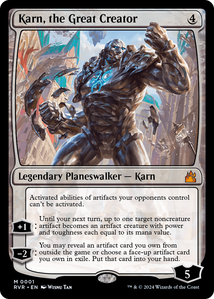 Karn, the Great Creator [Ravnica Remastered] | Odin's Place